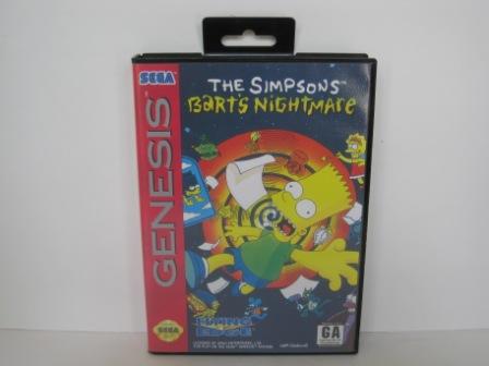 Simpsons, The: Barts Nightmare (CASE ONLY) - Genesis